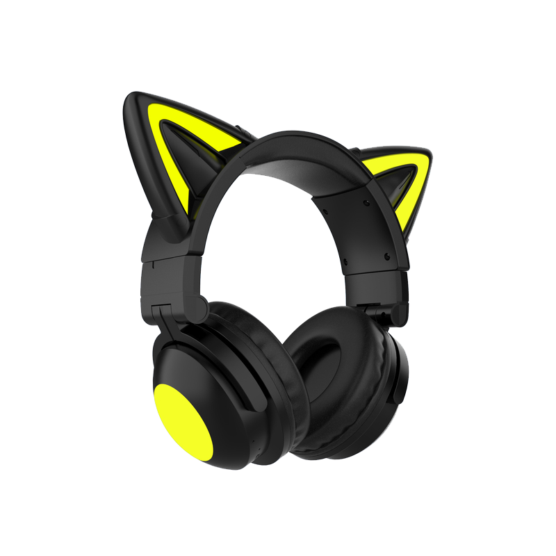 OneAimFit Cat Ear RGB Gaming Headphones