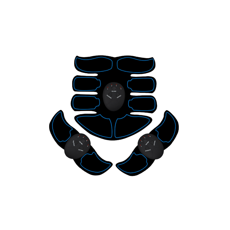 Fitness abdominal massager patch